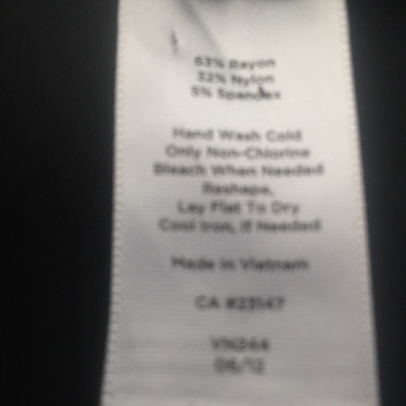 Talbots Women’s Black Jersey Knit Top - Picture 6 of 6